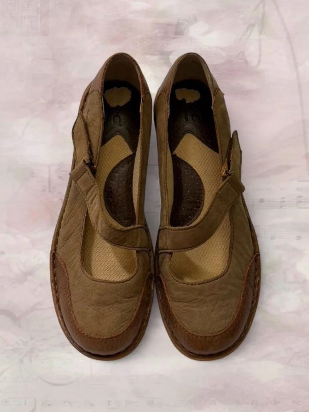 B.O.C Born Concept Casual Mary Jane Comfort Shoes in Brown